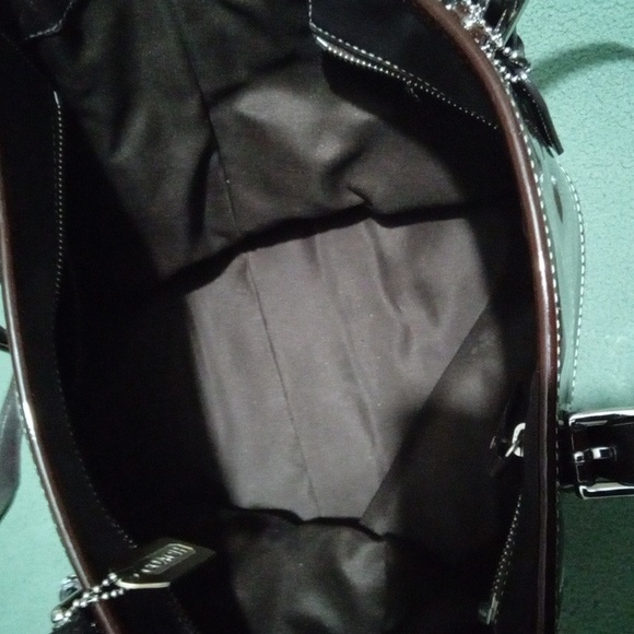 Chocolate Brown Coach Tote - Picture 7 of 9